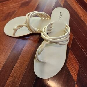 Bohme cream sandals
